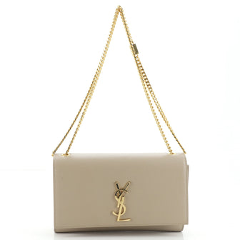 Saint Laurent Classic Monogram Crossbody Bag Grainy Leather Medium