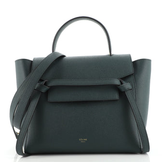 Celine Belt Bag Textured Leather Micro