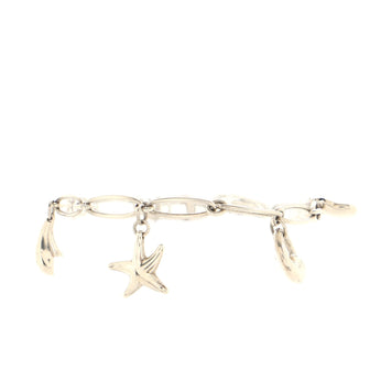 Tiffany & Co. Elsa Peretti Five Charm Bracelet Sterling Silver