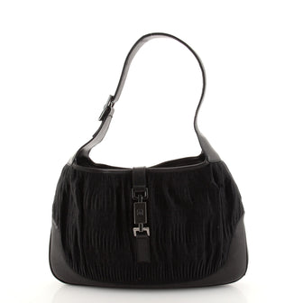 Gucci Jackie O Hobo Pleated Fabric Medium
