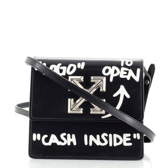 Off White Jitney 0.7 Crossbody Belt Bag Printed Leather