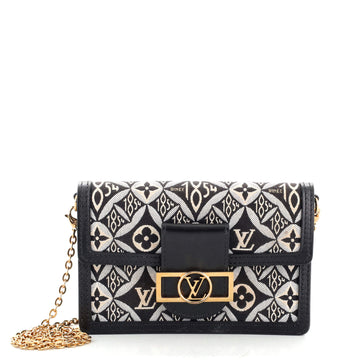 Louis Vuitton Dauphine Chain Wallet Limited Edition Since 1854 Monogram Jacquard