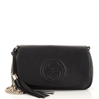 Gucci Soho Chain Crossbody Bag Leather Medium