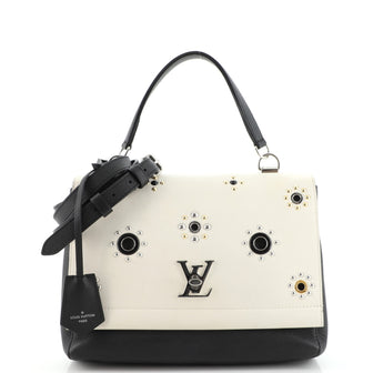 Louis Vuitton Lockme II Handbag Embellished Leather