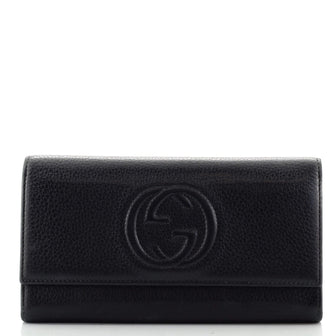 Gucci Soho Continental Wallet Leather