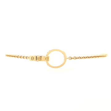 Cartier Love Interlocking Bracelet 18K Yellow Gold