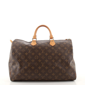 Louis Vuitton Speedy Handbag Monogram Canvas 40