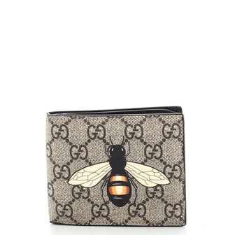 Gucci Bifold Wallet	 Printed GG Coated Canvas