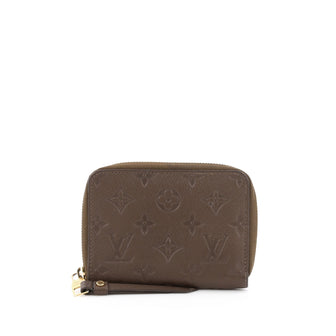 Louis Vuitton Secret Wallet Monogram Empreinte Leather Brown