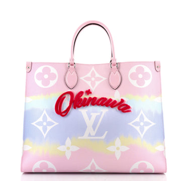 Louis Vuitton OnTheGo Tote Limited Edition Cities Escale Monogram Giant GM