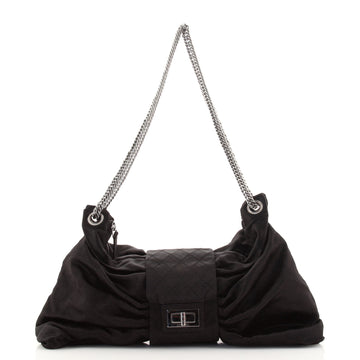 Chanel Bow Bag Satin Large