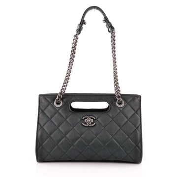 Chanel Perfect Edge Shopping Tote Quilted Ombre Goatskin Medium
