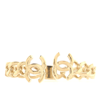 Chanel CC Chain Link Cuff Bracelet Metal