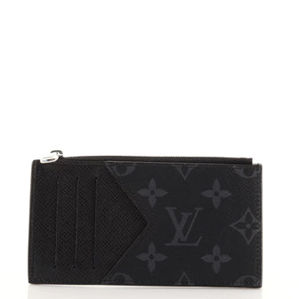 Louis Vuitton Coin Card Holder Monogram Taigarama