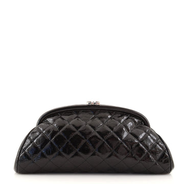 Chanel Timeless Clutch Quilted Patent