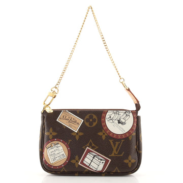 Louis Vuitton Pochette Accessoires Limited Edition Monogram Canvas Mini