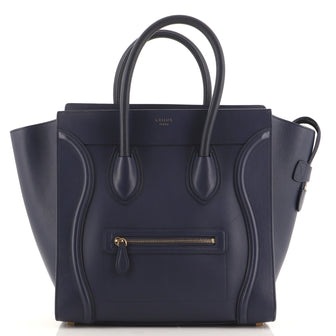 Celine Luggage Bag Smooth Leather Mini