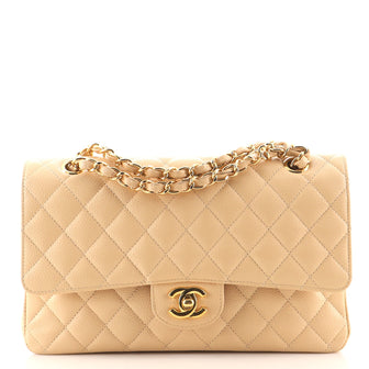 Chanel Classic Double Flap Bag Quilted Caviar Medium