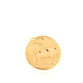 Van Cleef & Arpels Zodiaque Medal Pendant Pendant & Charms 18K Yellow Gold