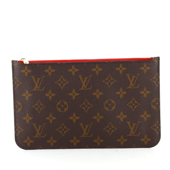 Louis Vuitton Neverfull Pochette Monogram Canvas Large