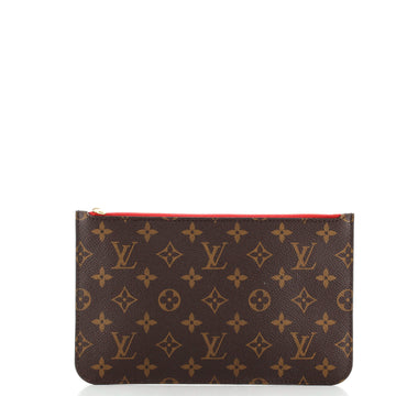 Louis Vuitton Neverfull Pochette Monogram Canvas Large