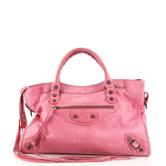 Balenciaga City Classic Studs Bag Leather Medium