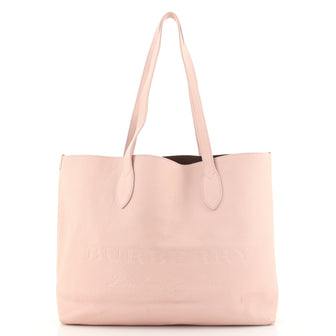 Burberry Remington Tote Embossed Leather Large