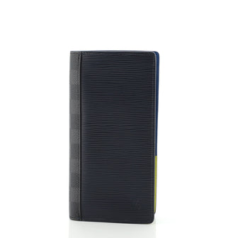Louis Vuitton Brazza Wallet Epi Leather with Damier Graphite