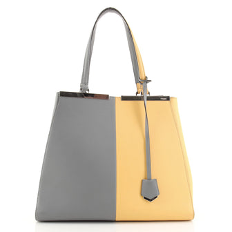 Fendi Bicolor 3Jours Bag Leather Large