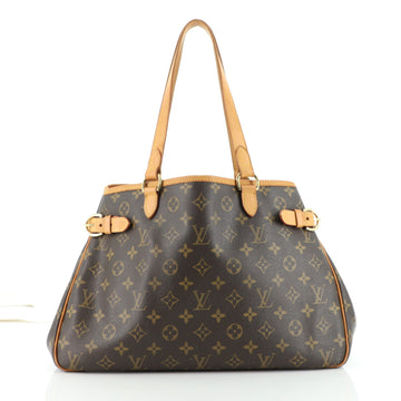 Louis Vuitton Batignolles Handbag Monogram Canvas Horizontal