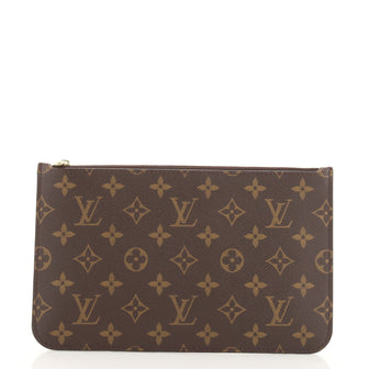 Louis Vuitton Neverfull Pochette Monogram Canvas Large