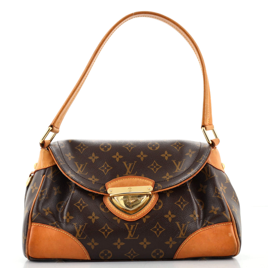 Louis Vuitton Beverly Handbag Monogram Canvas MM Brown 1340602