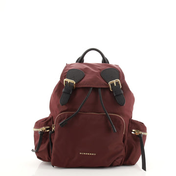Burberry Rucksack Backpack Nylon with Leather Medium