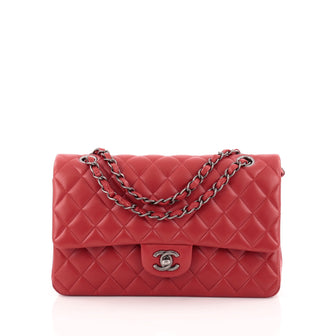 Chanel Classic Double Flap Bag Quilted Lambskin Medium