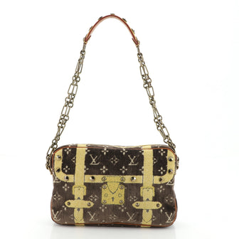 Louis Vuitton Trompe L'Oeil Trocadero Handbag Monogram Velvet 27