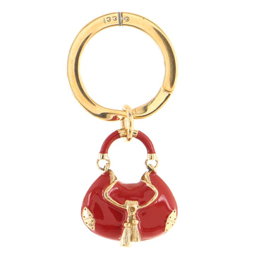 Gucci Tassel Bag Keychain Metal with Enamel
