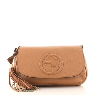 Gucci Soho Chain Crossbody Bag Leather Medium