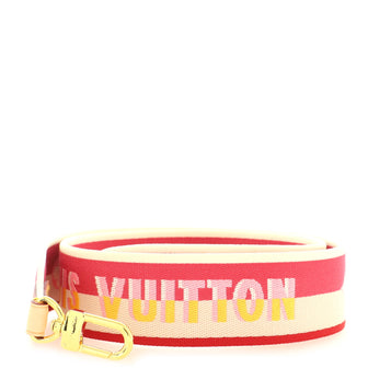 Louis Vuitton Logo Shoulder Strap Jacquard Wide
