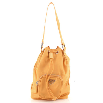 Prada Drawstring Bucket Bag Tessuto Small