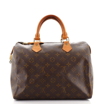 Louis Vuitton Speedy Handbag Monogram Canvas 30