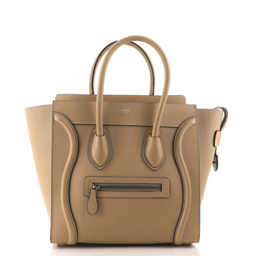 Celine Luggage Bag Grainy Leather Mini