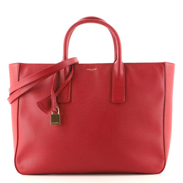 Saint Laurent Museum Tote Leather East West