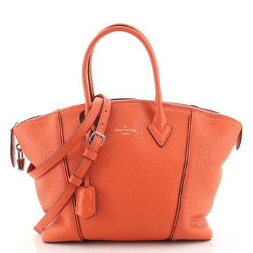 Louis Vuitton Soft Lockit Handbag Leather PM