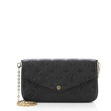 Louis Vuitton Felicie Pochette Monogram Empreinte Leather
