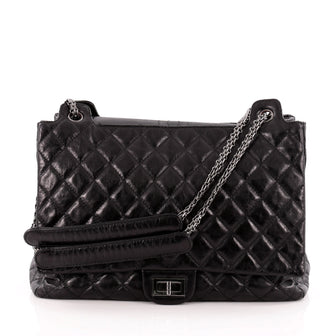 Chanel Accordion Reissue Flap Bag Quilted Calfskin XL