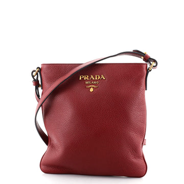 Prada Flat Crossbody Bag Vitello Daino Small