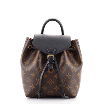 Louis Vuitton Montsouris Backpack NM Monogram Canvas with Leather BB