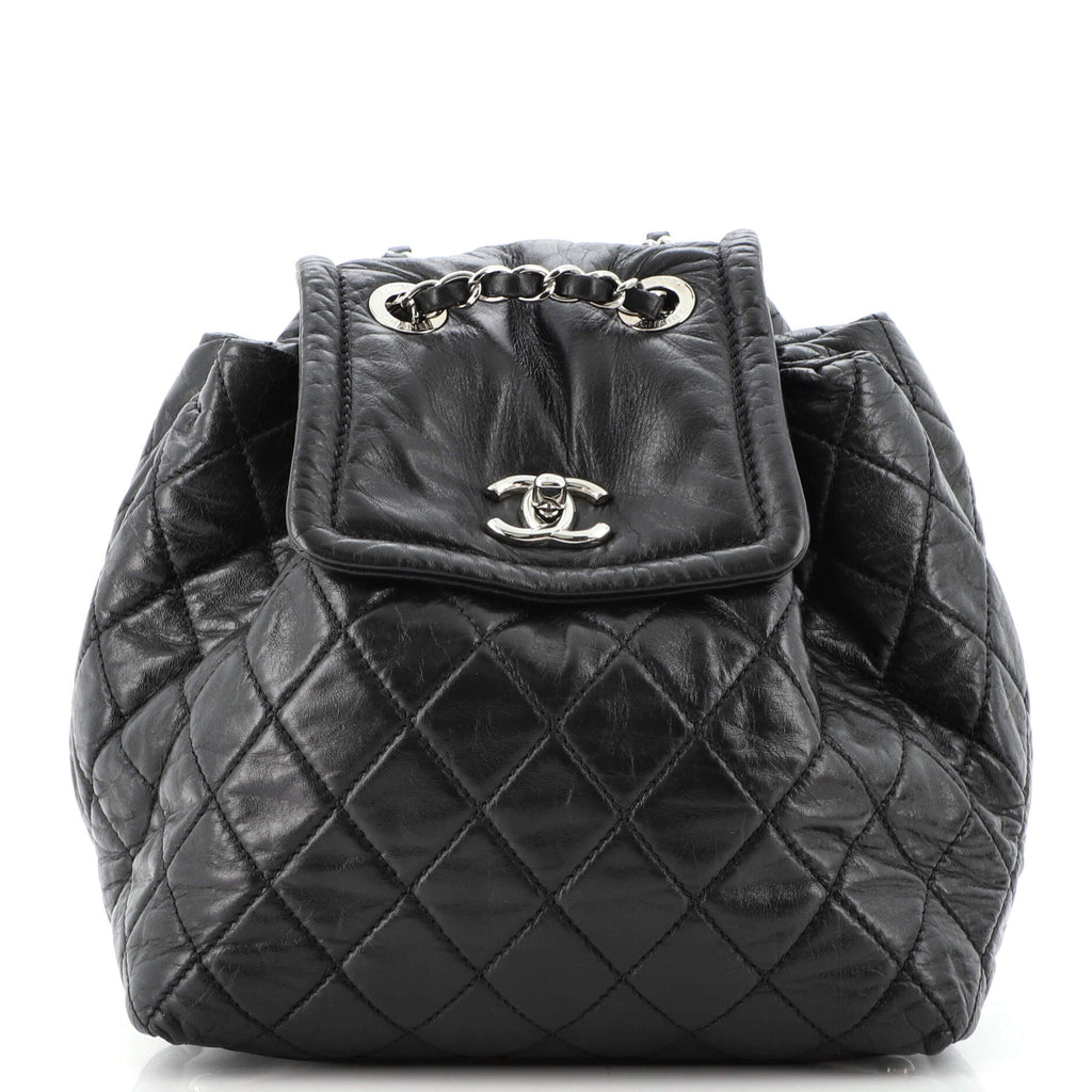 Chanel Beijing 2 in 1 Backpack Quilted Lambskin Black 134333155