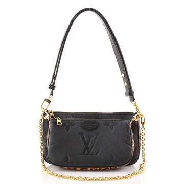 Louis Vuitton Multi Pochette Accessoires Wild at Heart Monogram Empreinte Giant