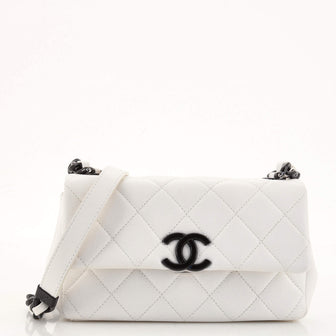 Chanel My Everything Flap Bag Quilted Caviar Small
